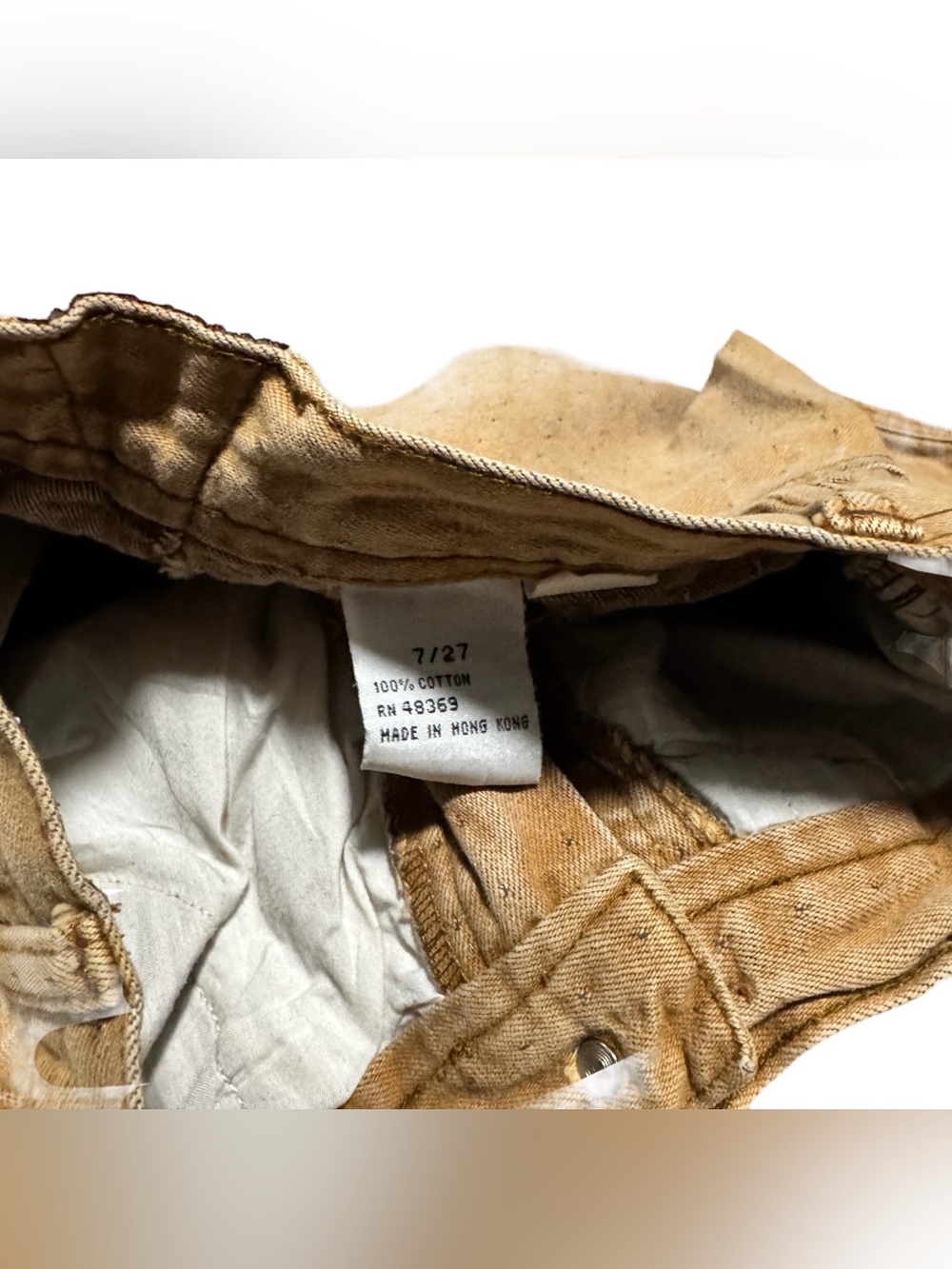 Vintage Blaze Bareback Riding Jeans Women's 24 High Waisted Tan Dots Western - Picture 7 of 7